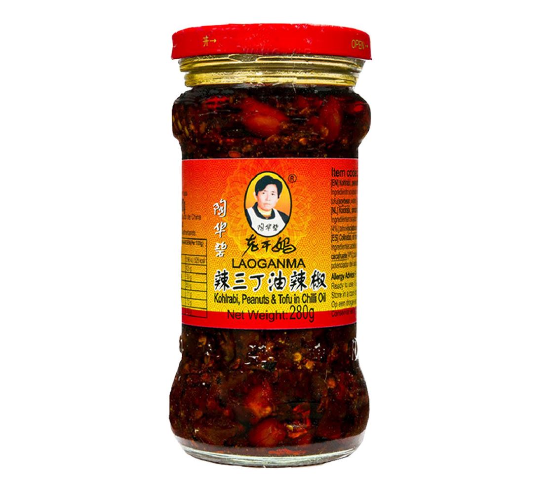 SALSA LAOGANMA PEANUT TOFU CHILI 24X280G