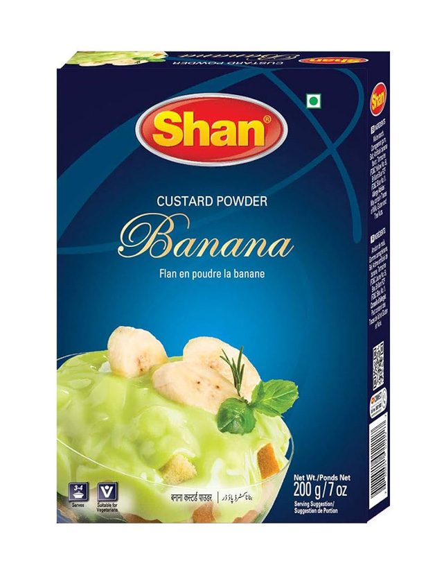 SHAN CUSTARD PWD BANANA 6X200GM