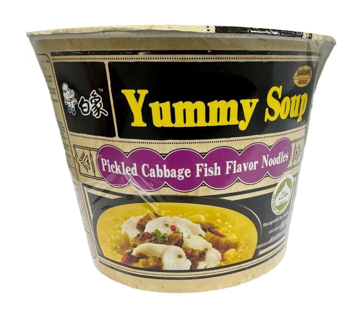 NOODLES BOWL FISH CABB.12X132G YUMMISOUP