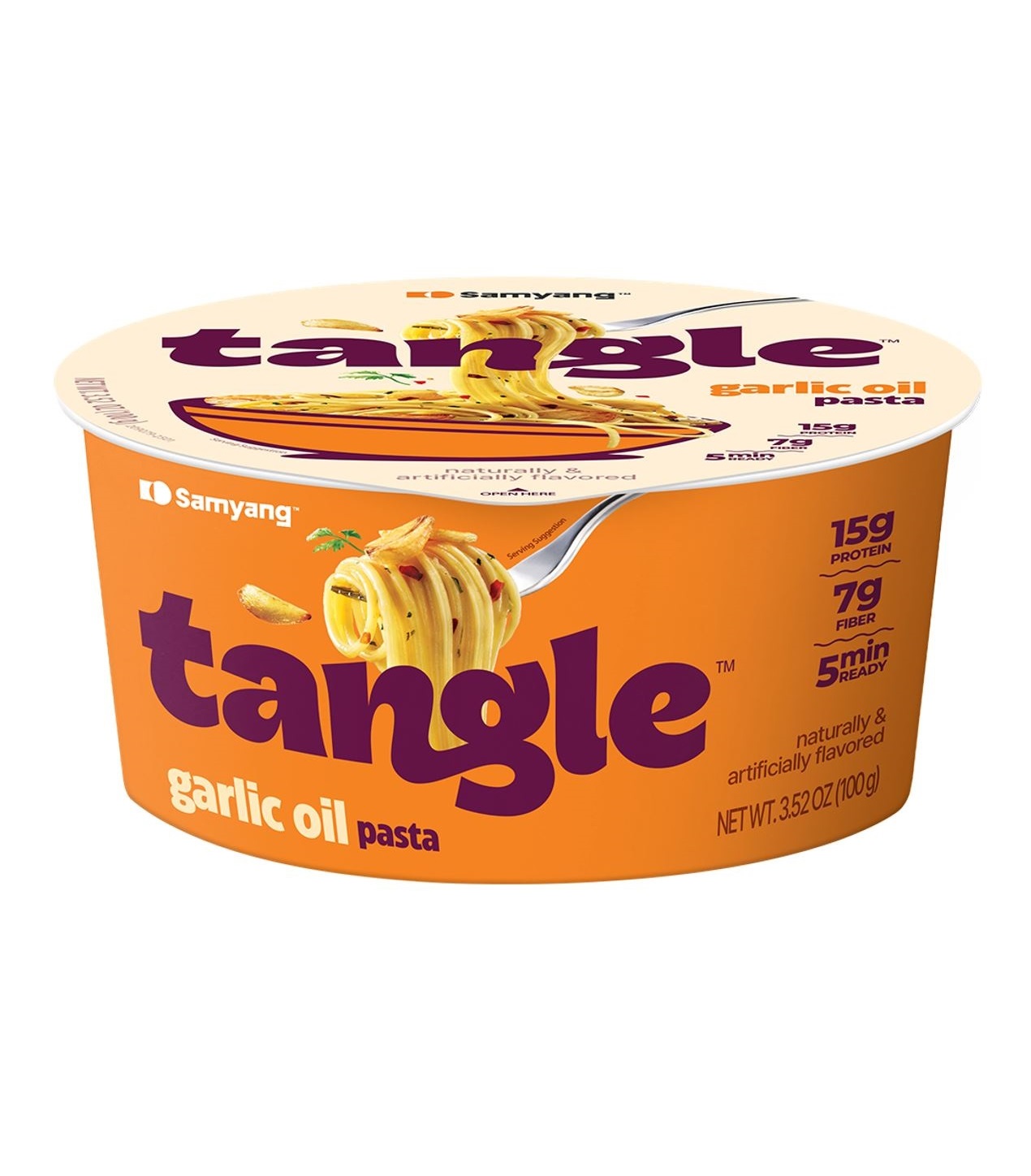 NOODLES BOWL TANGLE GARLIC 6X100GSAMYANG