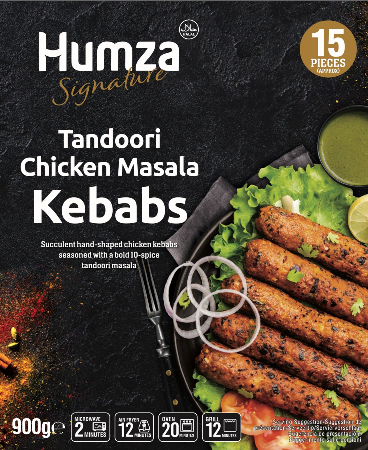 HUMZA SIGNANTURE TANDORI CHICKEN 8X900G