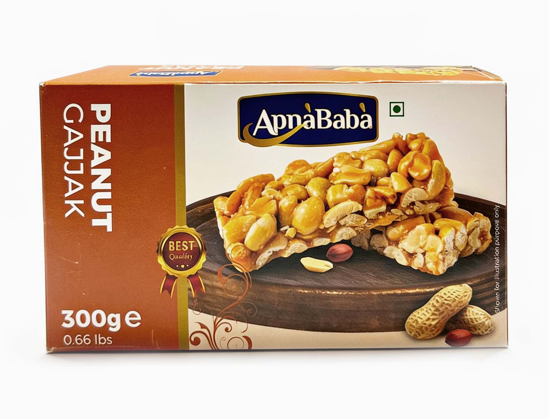 PEANUT GAJJAK APNA BABA 300G