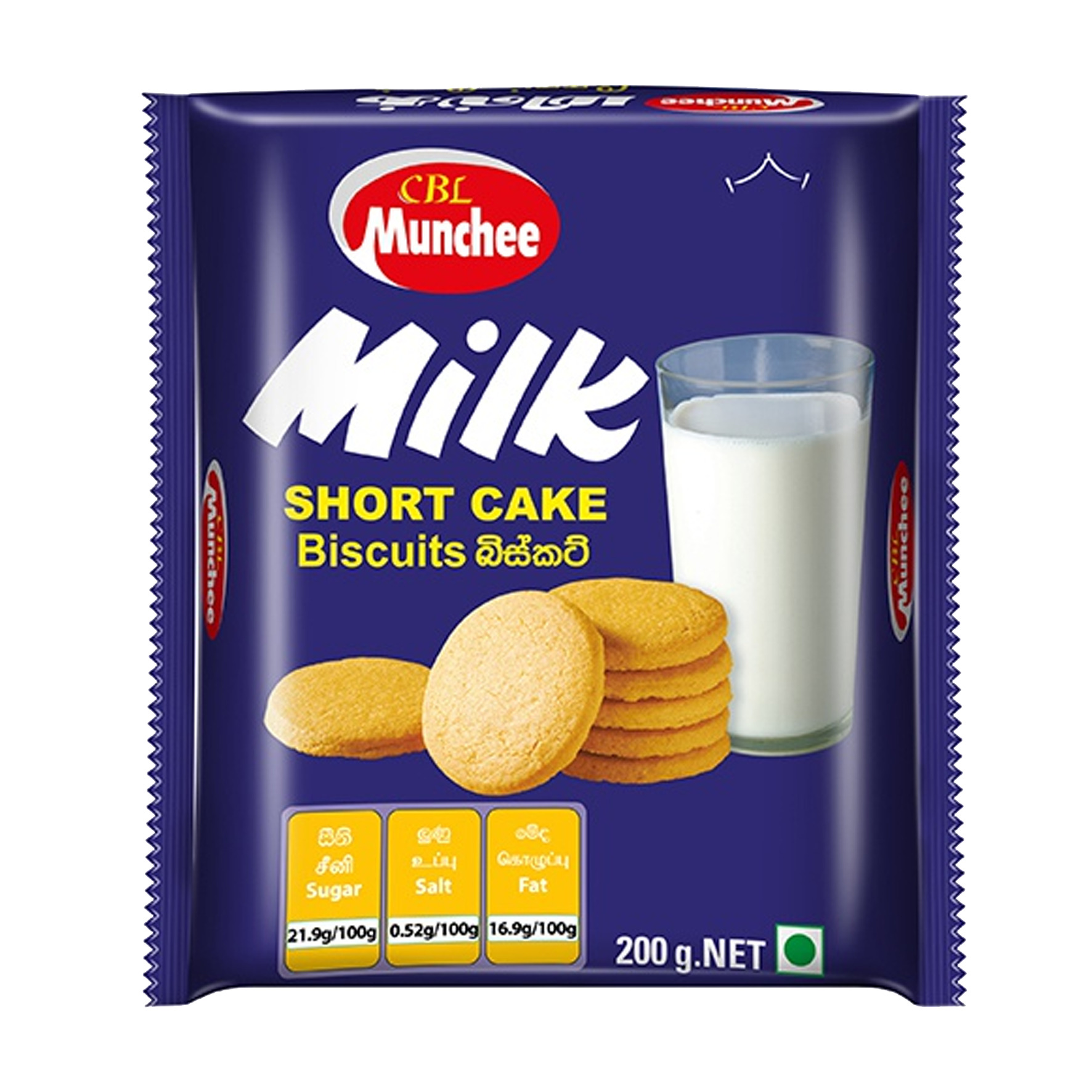 MUNCHEE MILK SHORT CAKE 24X200G