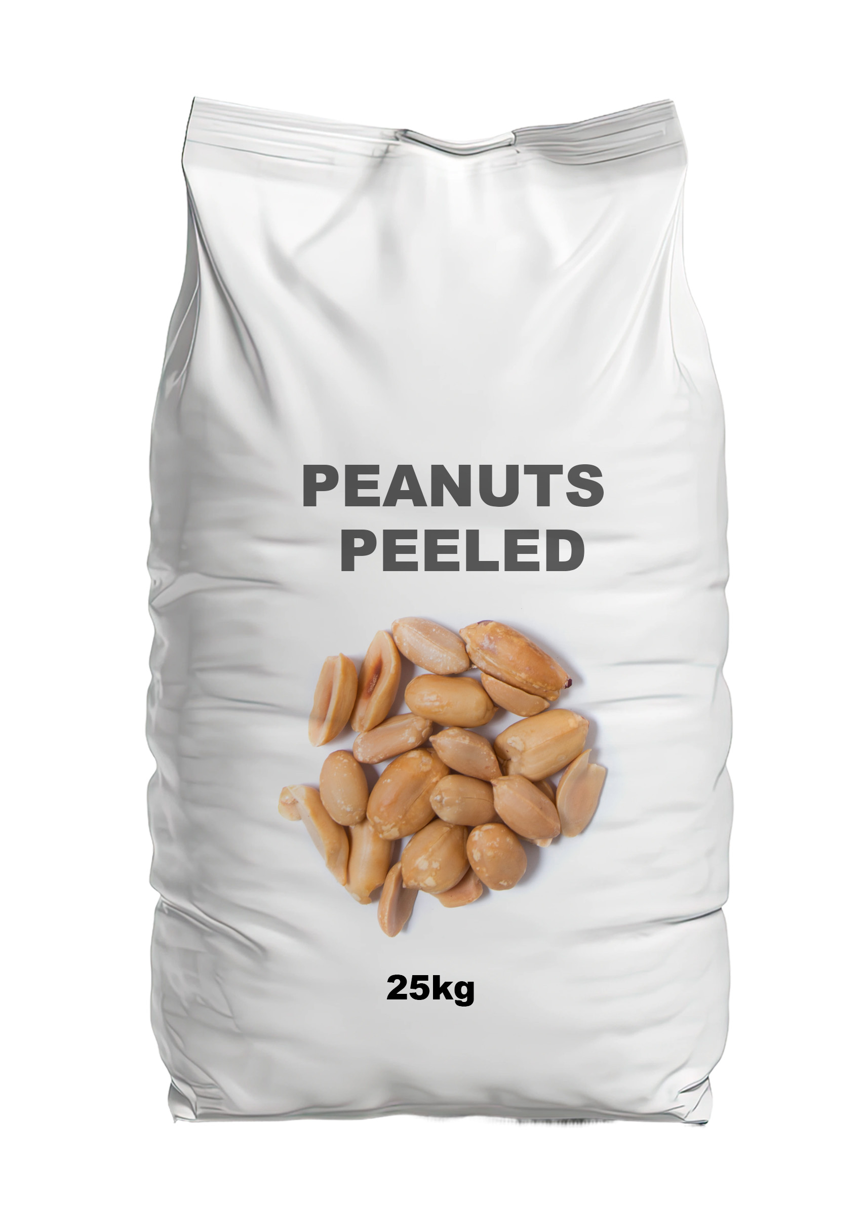 BULK PEANUTS PEELED 25KG