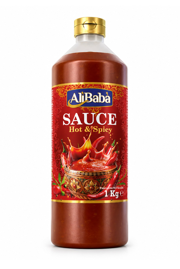 SAUCE HOT & SPICY ALI BABA 10X1LTR