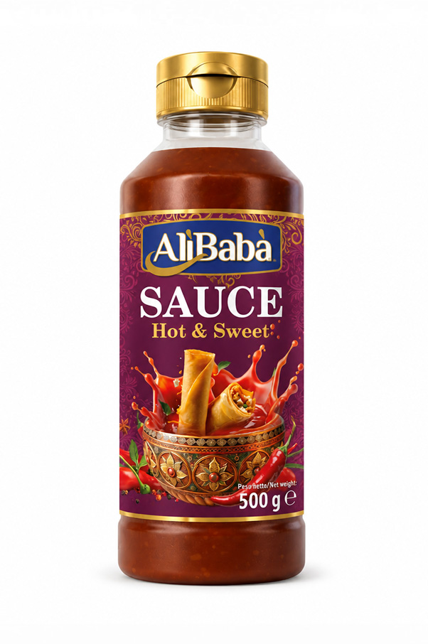 SAUCE HOT & SWEET ALI BABA 20X500ML