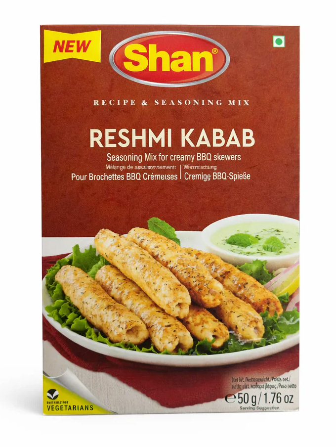 SHAN RESHMI CHICKEN KEBAB MASALA 6X50G