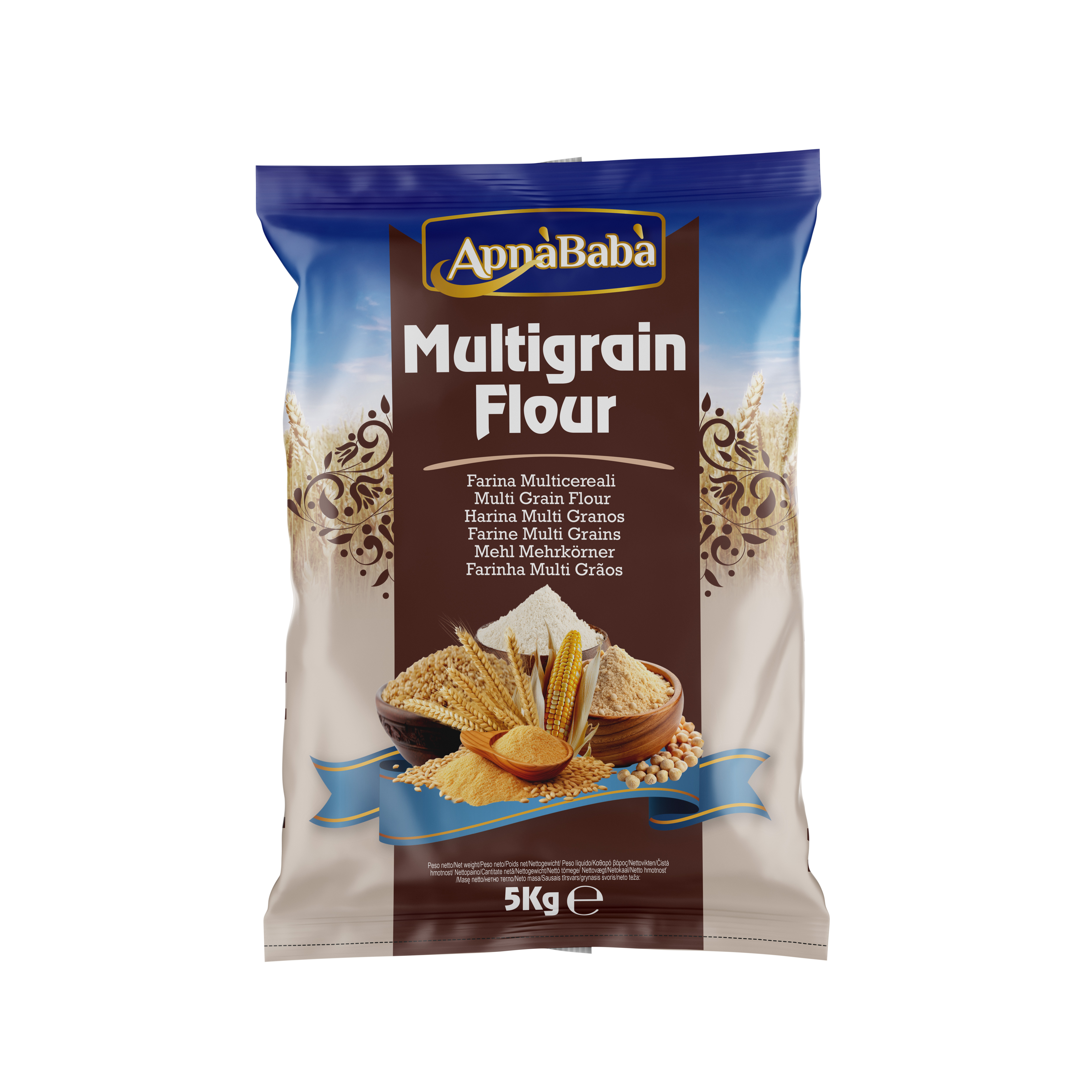 FARINA MULTIGRAIN WHEAT APNABABA 4X5KG