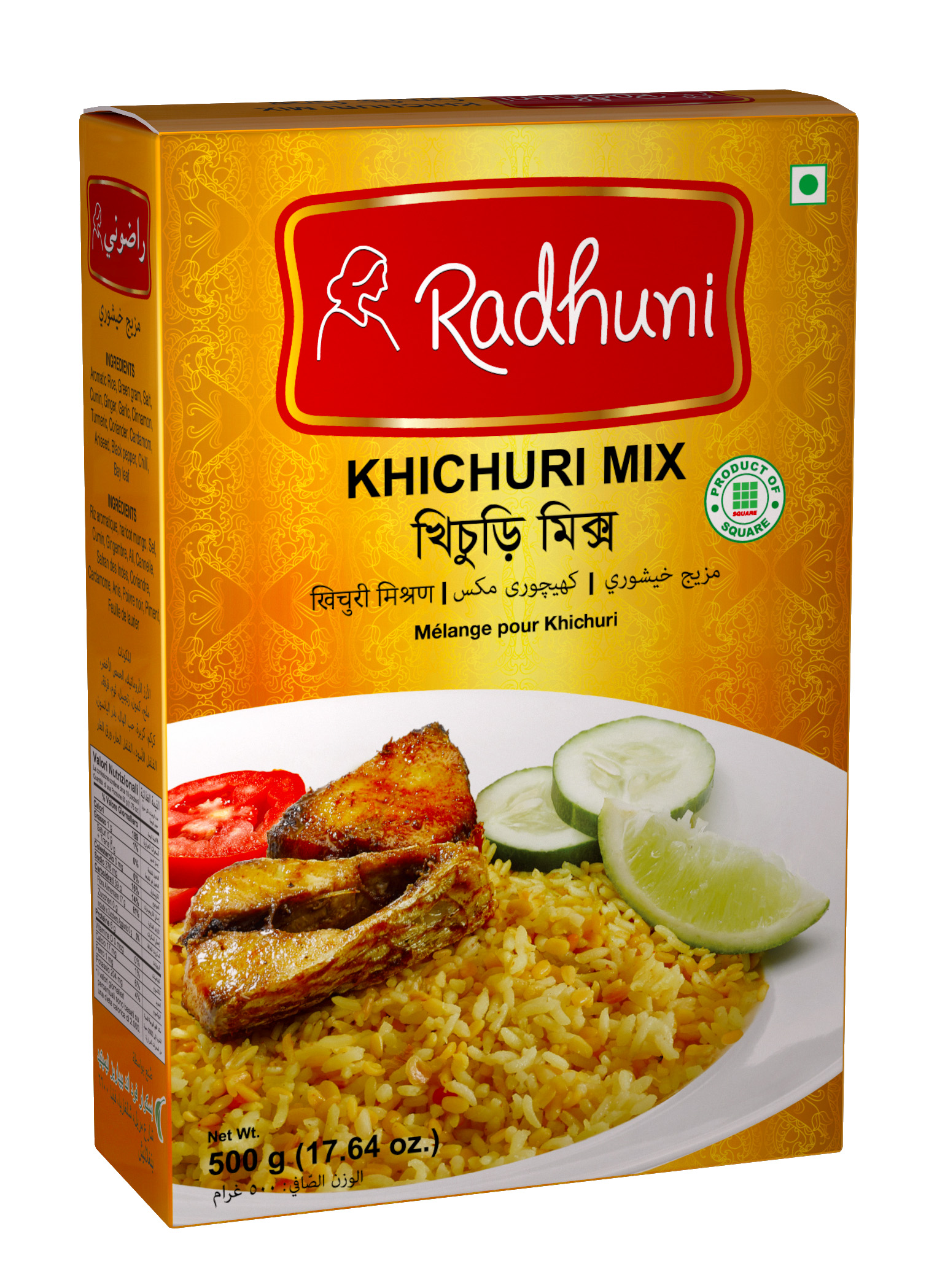 RADHUNI KHICHURI MASALA 6X40G