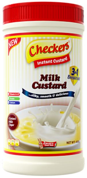 CHECKERS CUSTARD 3 IN 1 6X400G