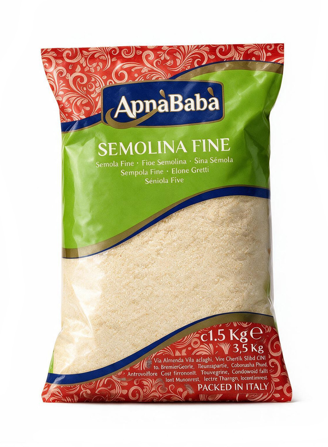 SEMOLINA FINE APNABABA 6X1.5KG