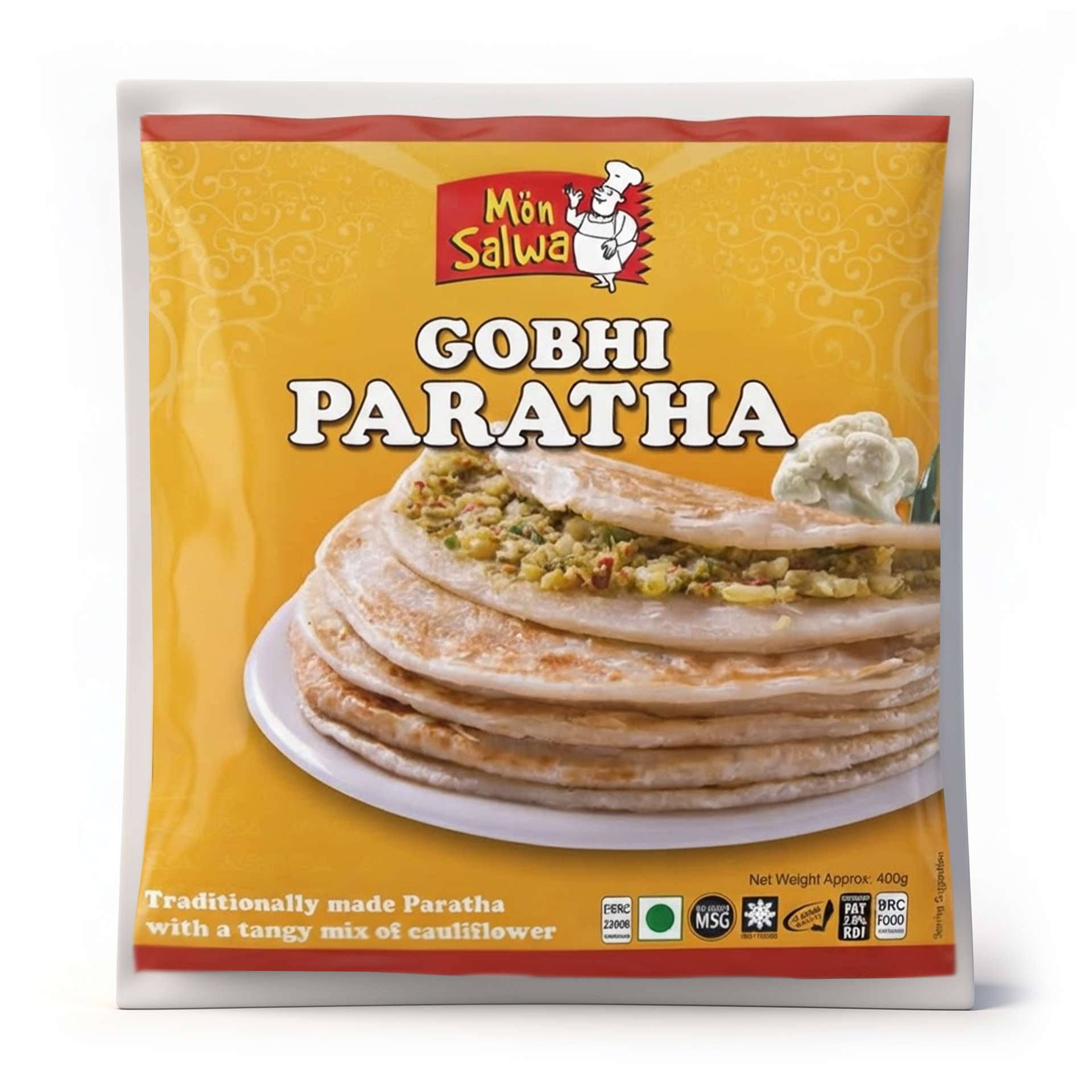 MONSALWA GOBHI PARATHA 18X480GR