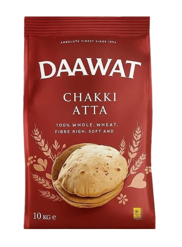 FARINA DAWAT WHOLE WHEAT CHAKKI 2X10KG