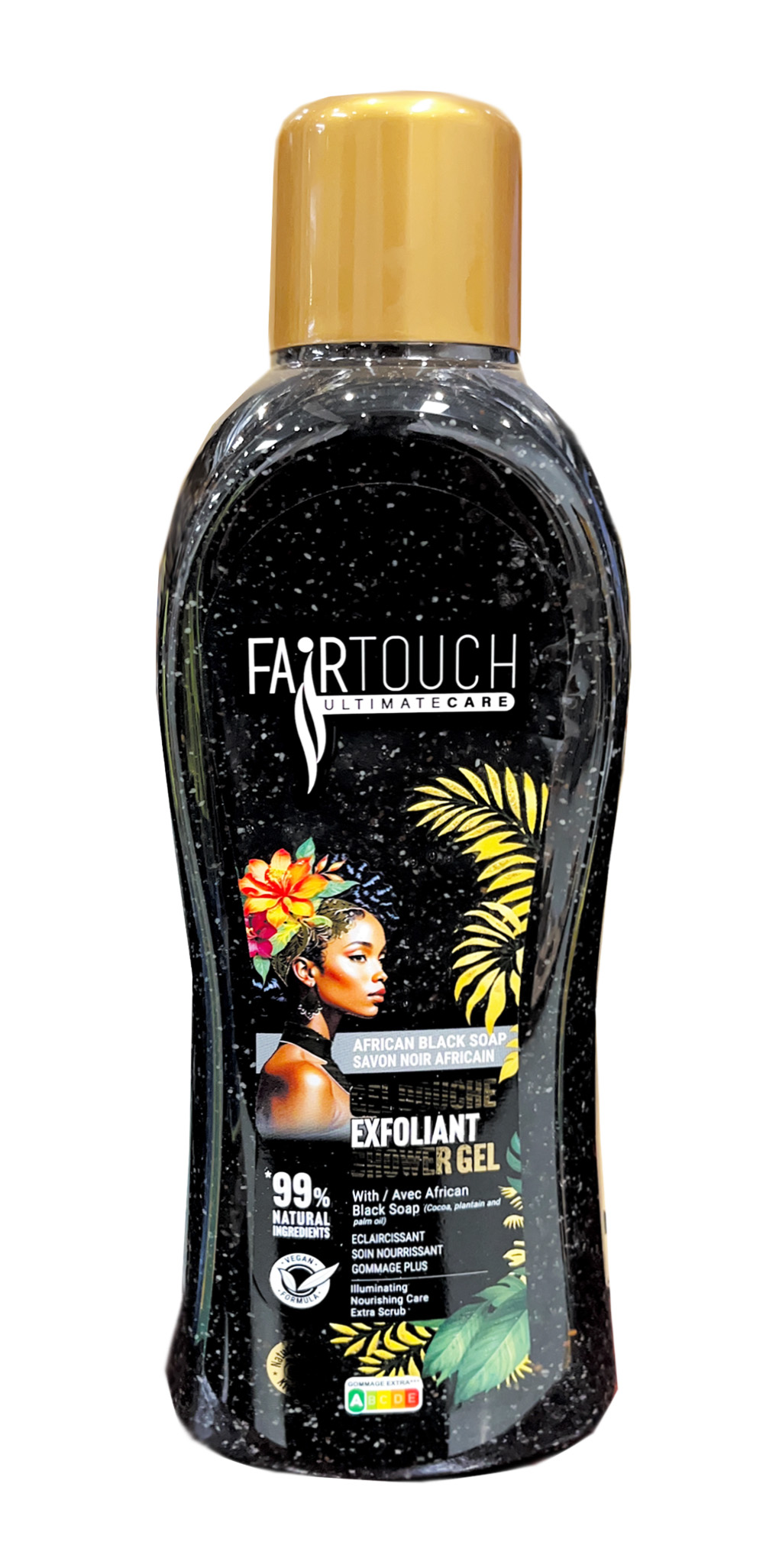 FAIRTOUCH SHOWER GEL BLACK SOAP 1L