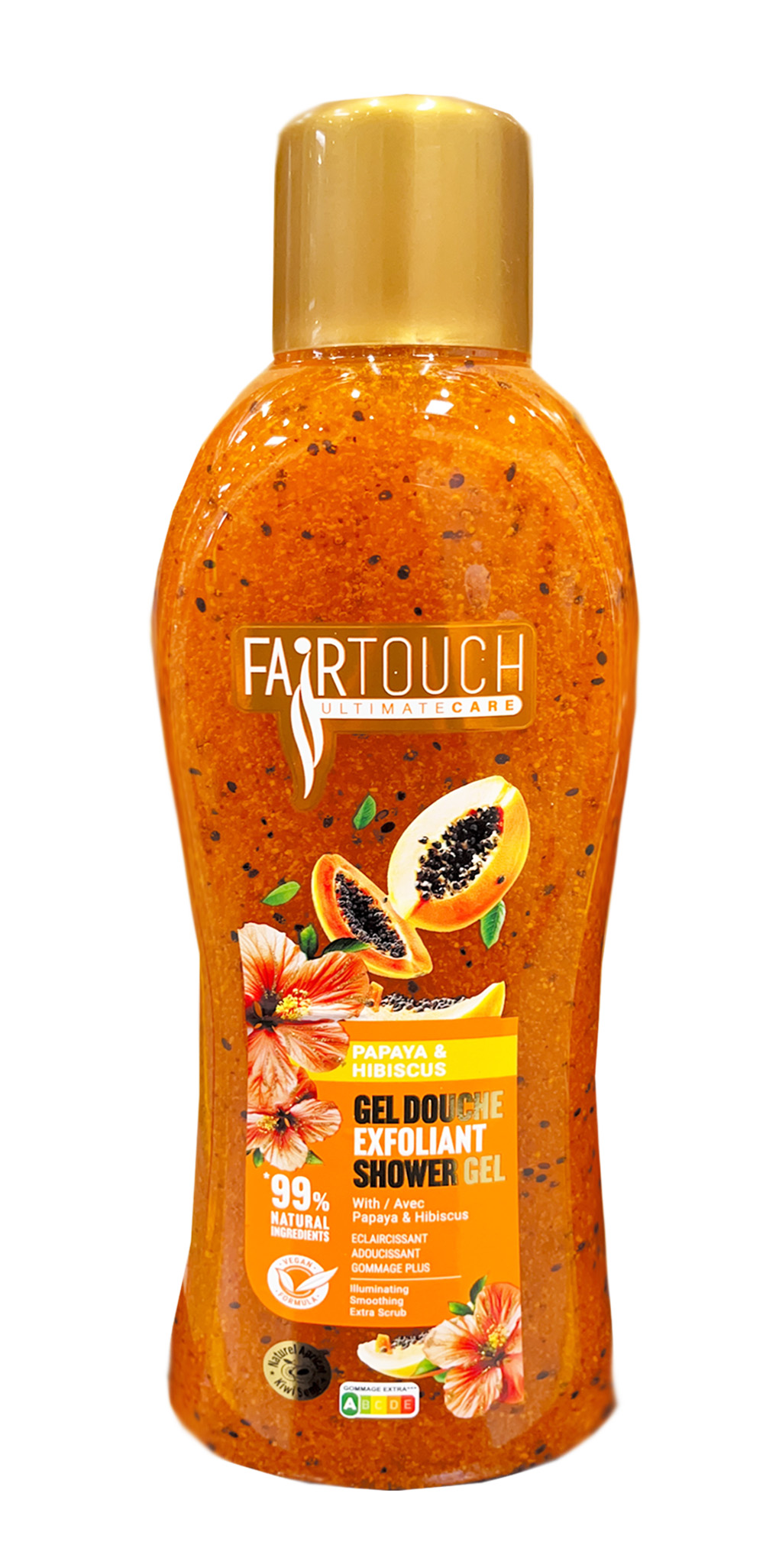 FAIRTOUCH SHOWER GEL PAPAYA & HIBSCUS 1L