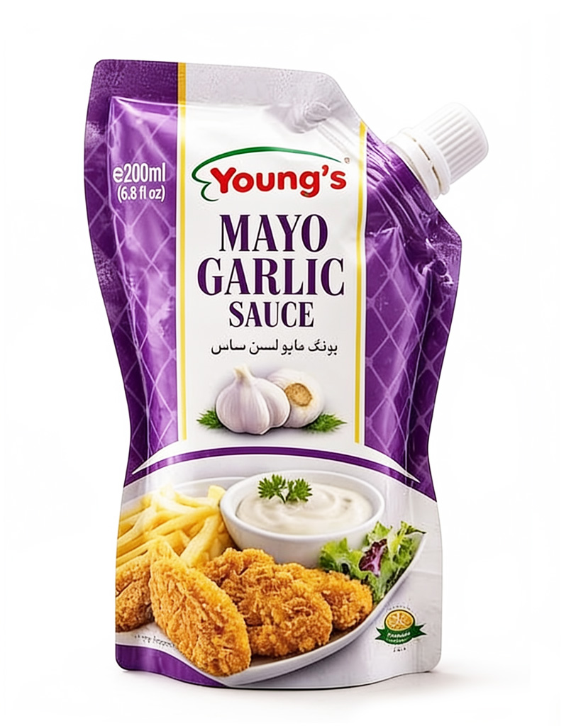 YOUNG'S MAYO GARLIC 12X500ML