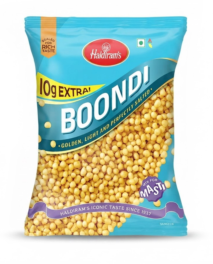 HALDIRAM BOONDI SALTED 5X350G