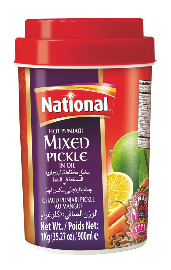 PICKLE NATIONAL HOT PUNJABI MIXED 6X1KG