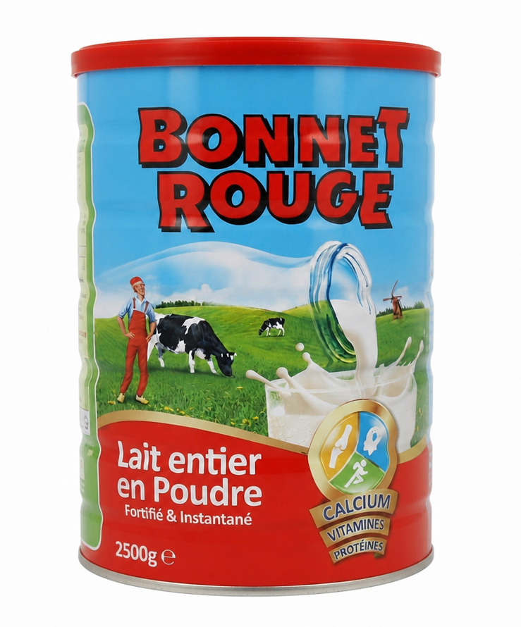 BONNET ROUGH MILK POWDER 6X2500G