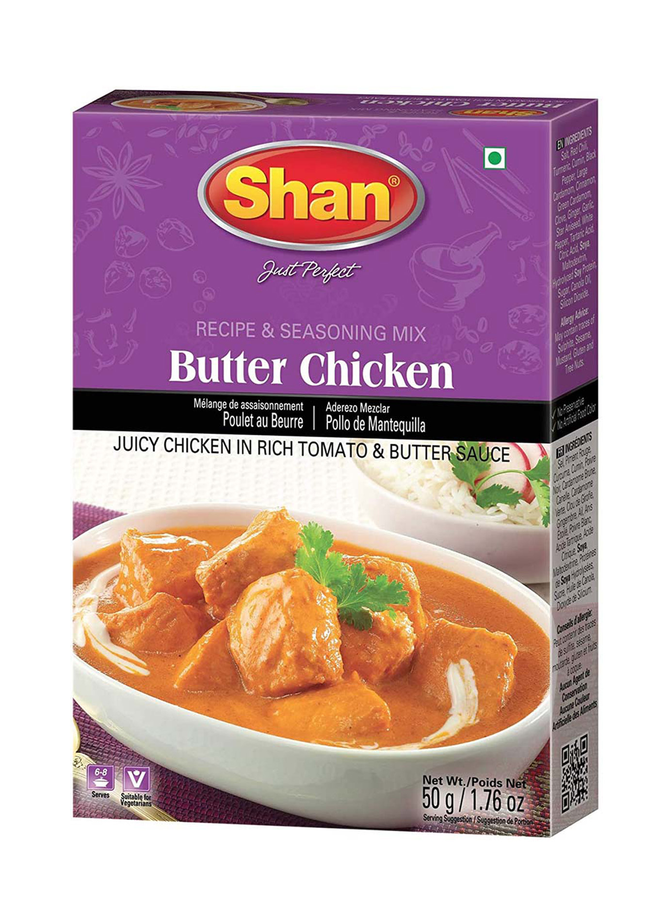 SHAN BUTTER CHICKEN 6X100G