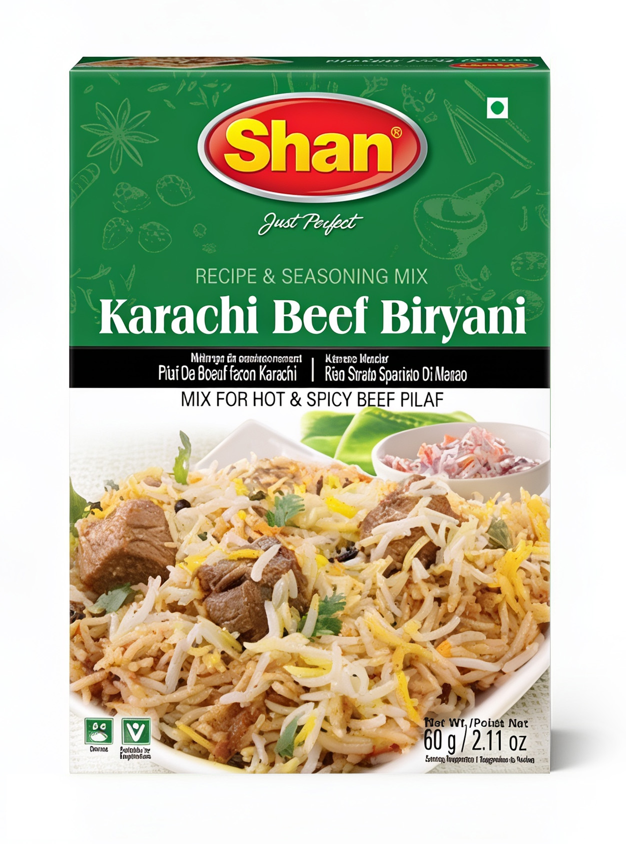 SHAN KARACHI BEEF BIRYANI 6X120G