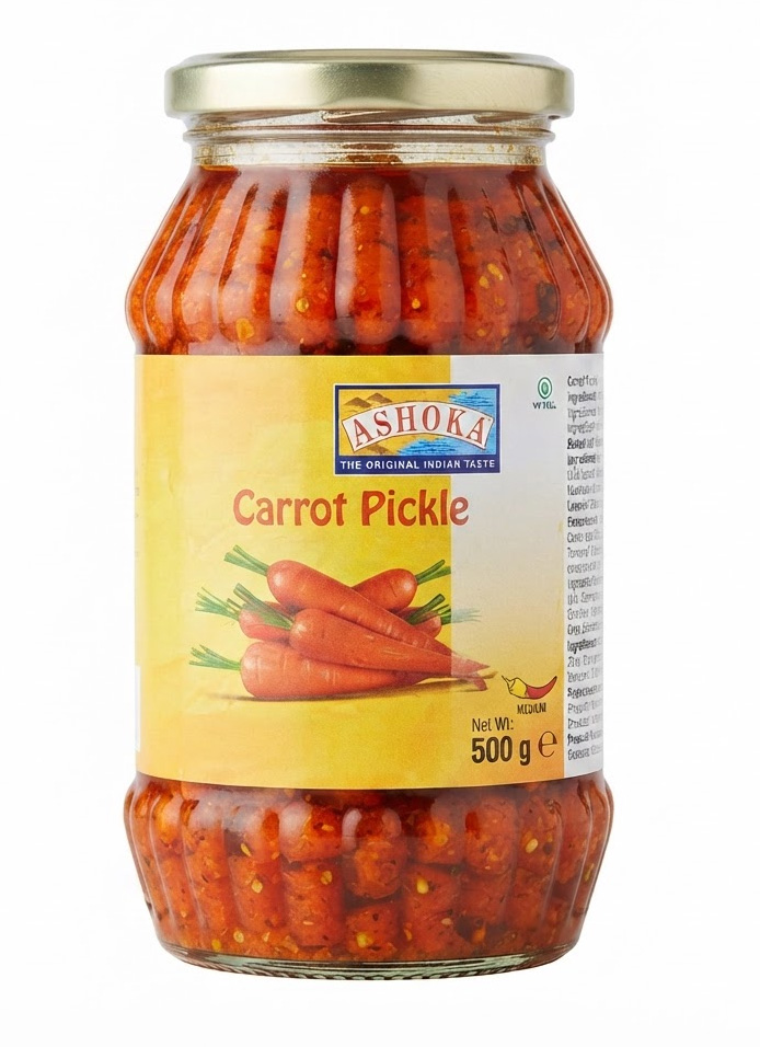 ASHOKA PICKLE CARROT VETRO 6X500G