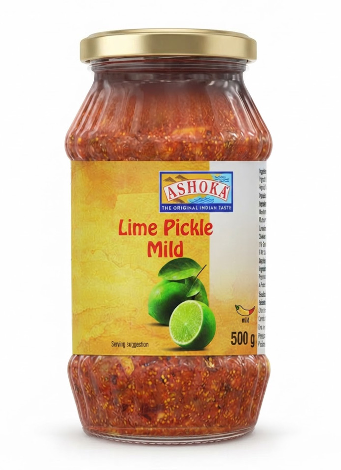 ASHOKA PICKLE LIME VETRO 6X500G