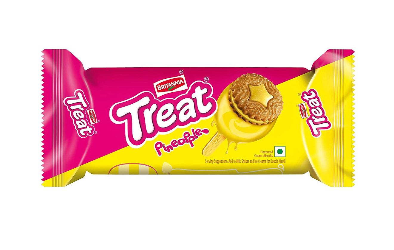 BRITANNIA TREAT PINEAPPLE 24X100G