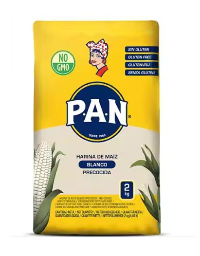 PAN MAIS FLOUR WHITE 4X2KG (YELLOW PACK)