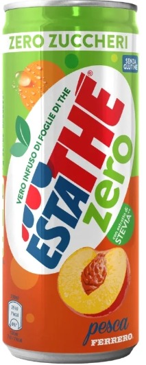 TE'ESTATHE LATTINA PESCA *ZERO* 24x330ML
