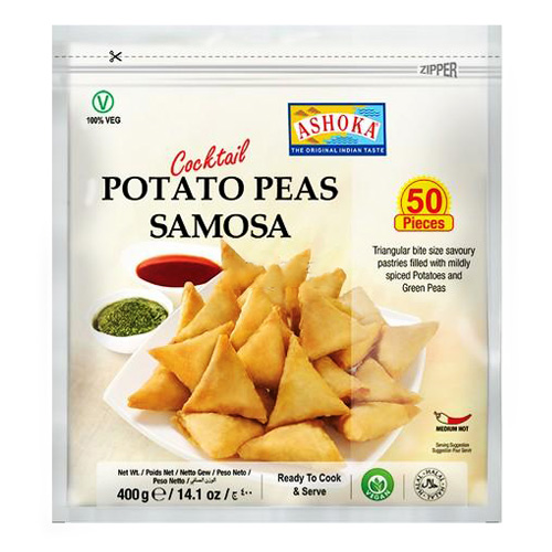 ASHOKA COCKTAIL CHANA DAL SAMOSA 12X400G