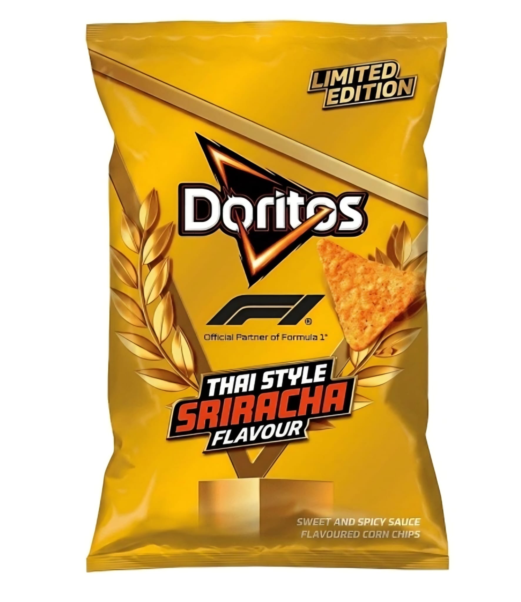 CHIPS DORITOS SRIRACHA 18X75G GOLD F1