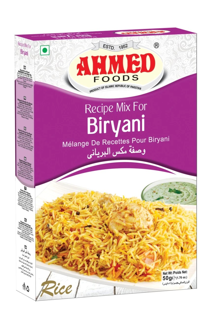 AHMED PLAIN BIRYANI MASALA 6X90G