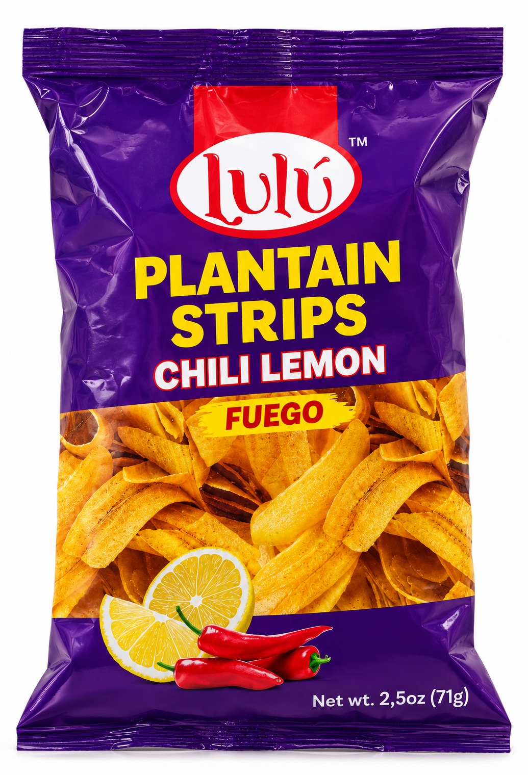 CHIPS CHIFLES PLANTAIN LEMON 28X71G LULU