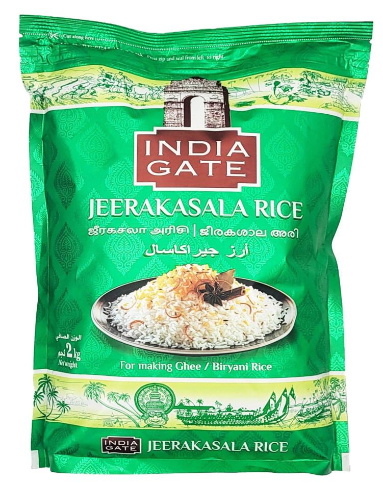JEERAKASALA INDIA GATE RICE 10X2KG - FreshTropical
