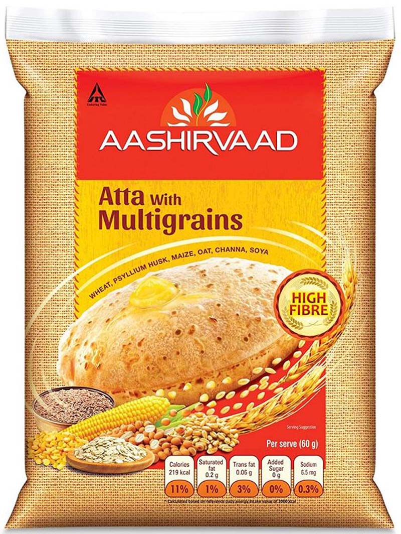 AASHIRVAAD MULTIGRAIN FLOUR 4X5KG
