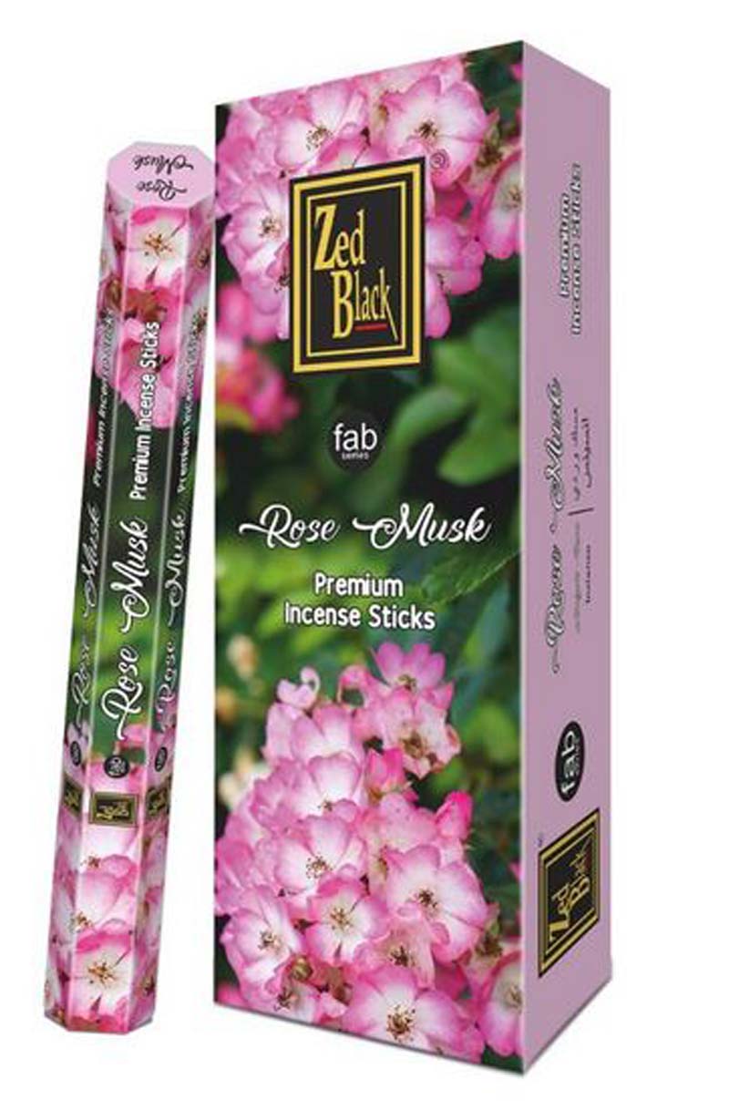 AGARBATTI HEXA ROSE MUSK 1X6PKT
