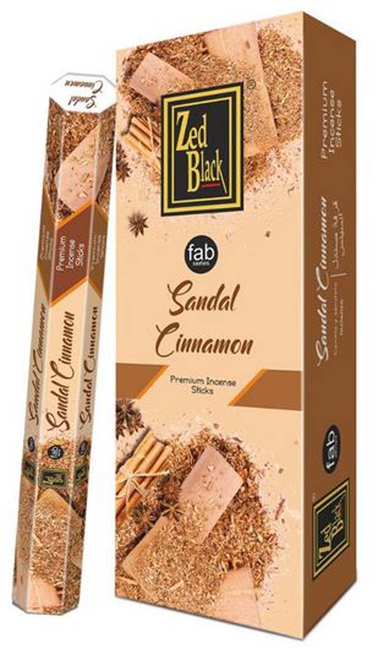 AGARBATTI HEXA SANDAL CINNAMON 1X6PKT