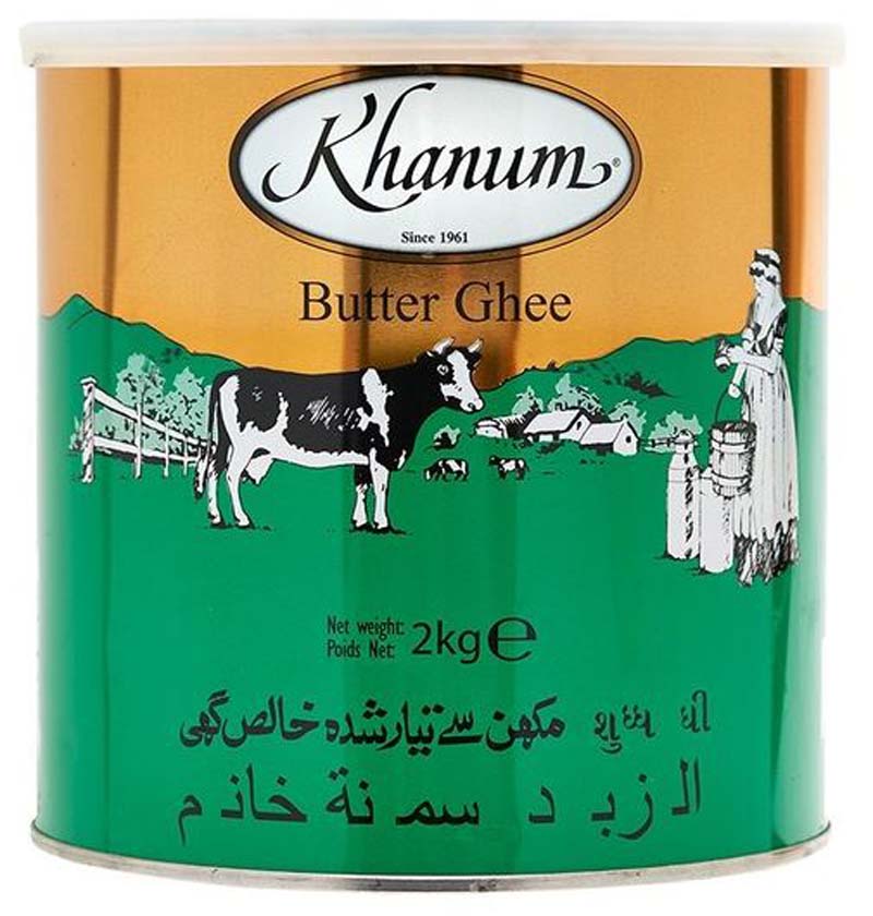 Khanum BUTTER GHEE KHANUM 6X2KG - Ghee