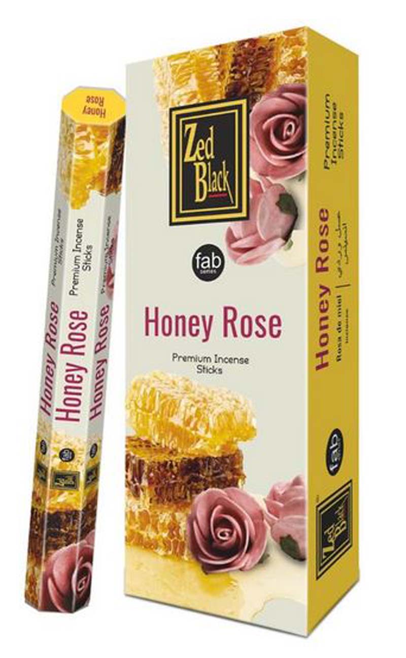 AGARBATTI HEXA HONEY ROSE 1X6PKT
