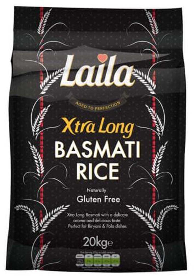 BASMATI LAILA XTRA LONG RISO 20KG