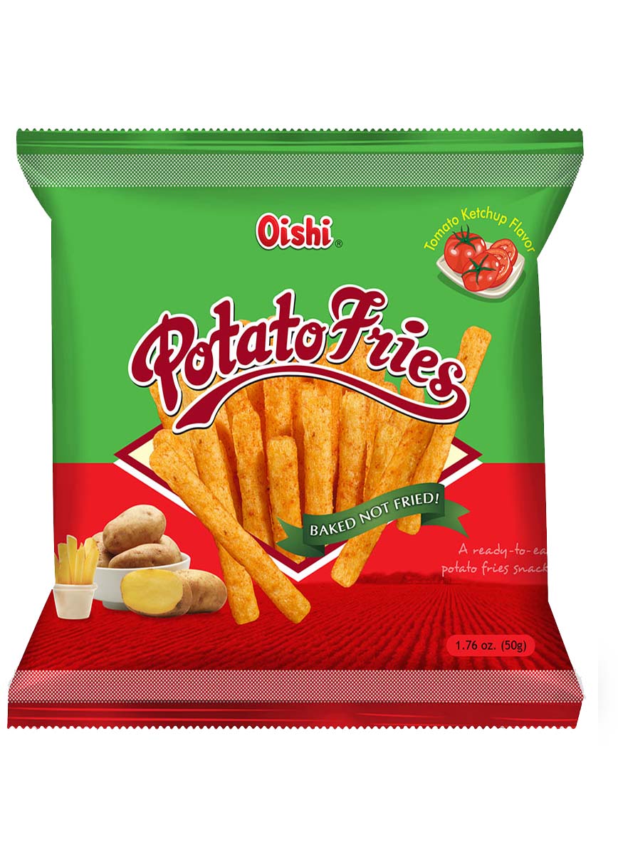PH CHIPS OISHI POTATO FRY KETCHUP 50X50G