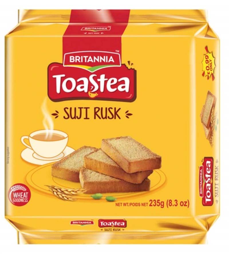 BRITANNIA SUJI RUSK 24X235G - FreshTropical