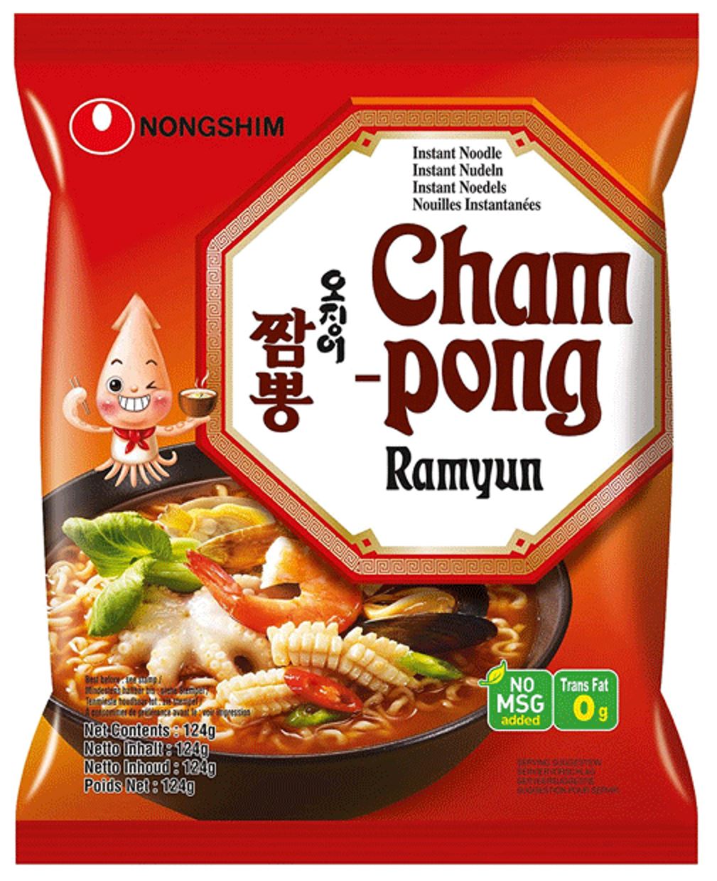 NOODLES CHAMPONG RAMYUN 20X124G NONGSHIM