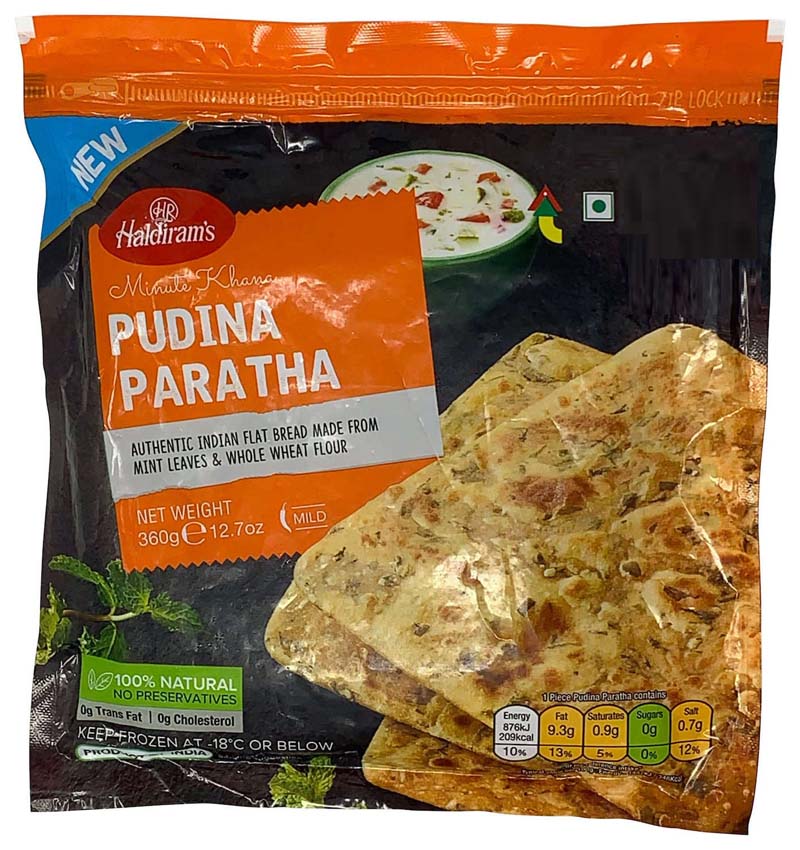 PARATHA HALDI'S PUDINA 24X360G(4PZ/PKT)