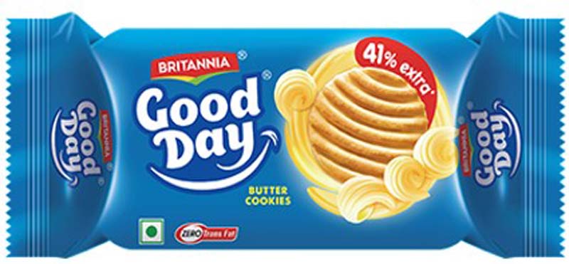 BRITANNIA GOODDAY COOKIES BUTTER 24X75G