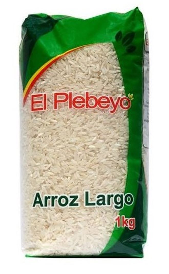 ARROZ LONG RICE 12X1KG EL PLEBEYO