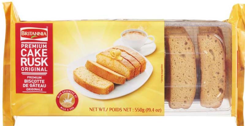 BRITANNIA CAKE RUSK 12X550G