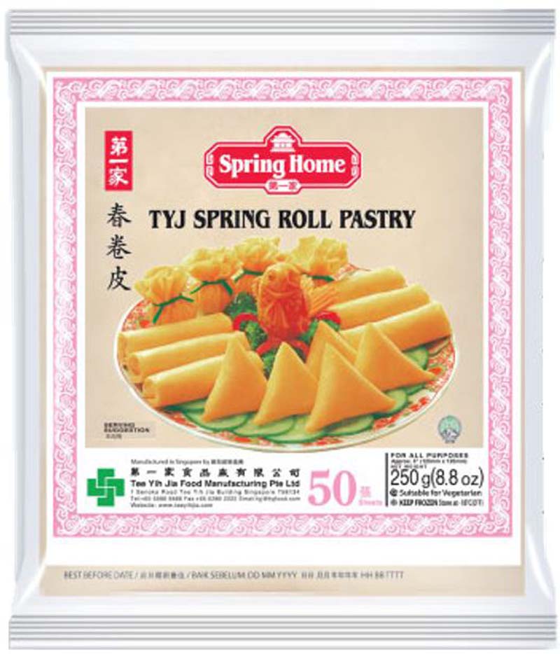 SPRINGROLL PASTRY 125MM 40X250G TYJ SMAL