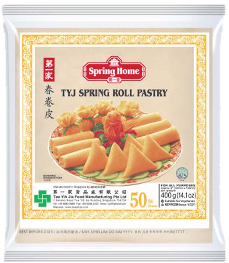 SPRINGROLL PASTRY 150MM 40X400G TYJ MED